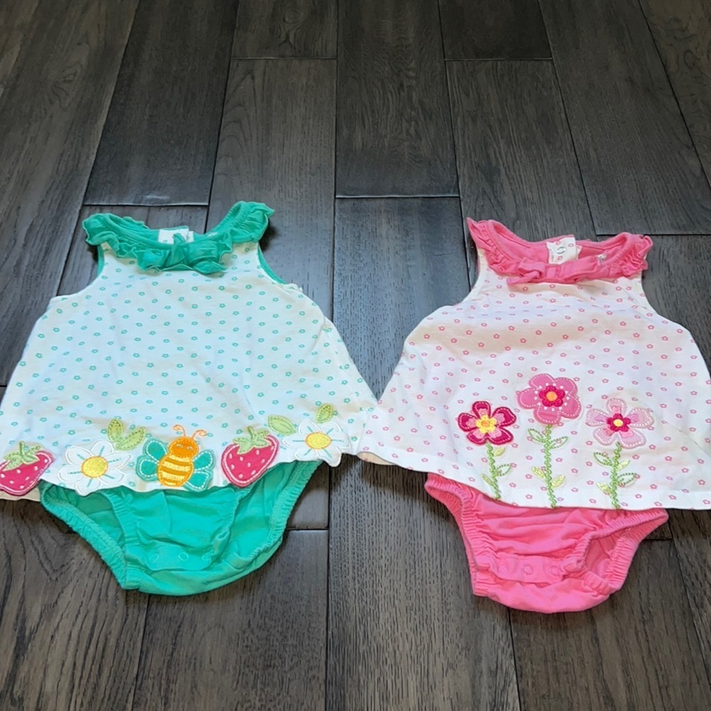 Bundle Koala baby, sleeveless onesie dresses